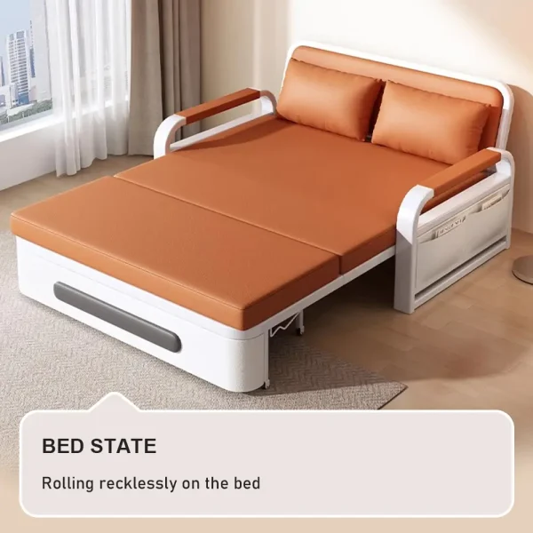 topone modern sofa bed with wood frame storage included free pillows 05 3 600x600 1